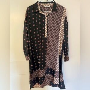 Patterned Tunic Shirt